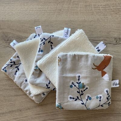 Washable and reusable "Oasis" wipes