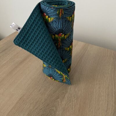 Washable and reusable towels "Parrot"