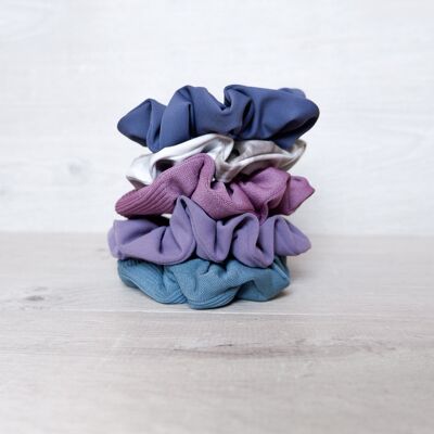 Scrunchies 100% reciclados (paquete de 2)