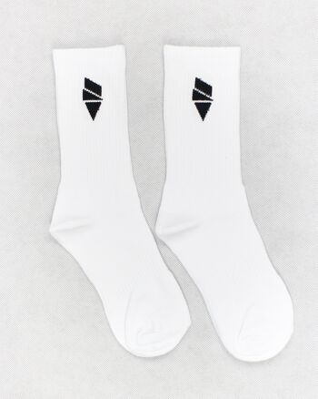 Chaussettes Blanches Distance Homme 1