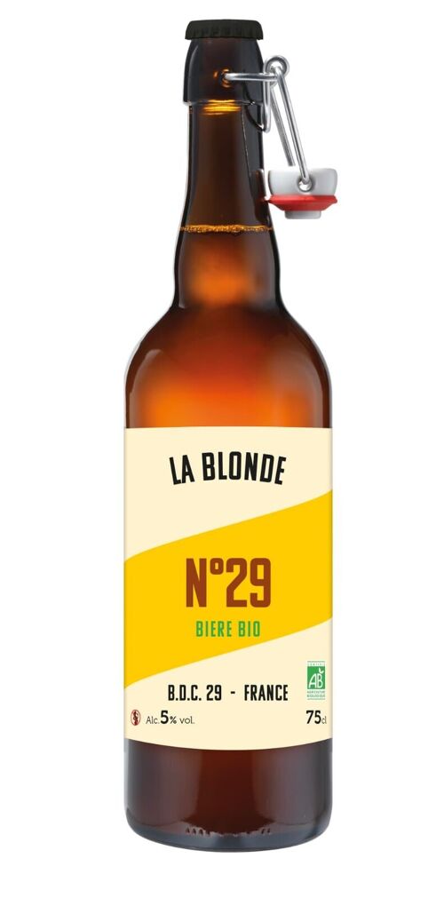 Bière N°29 Blonde BIO 75 cl