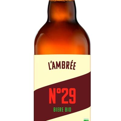 Bière N°29 Ambrée BIO 75 cl