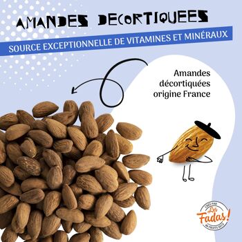 FRUITS SECS / AMANDE DECORTIQUEE ORIGINE France 7x125G 5
