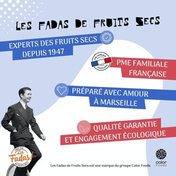 FRUITS SECS / AMANDE DECORTIQUEE ORIGINE France 7x125G 9
