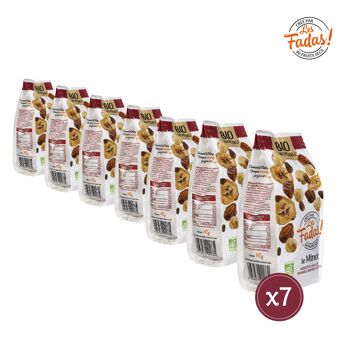 FRUITS SECS / MIX LE MINOT BIO 7x145G (noisettes, bananes, raisins, dattes) 2