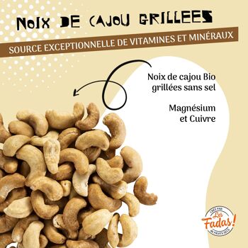 FRUITS SECS / NOIX DE CAJOU GRILLEES SANS SEL BIO 7x125G 5