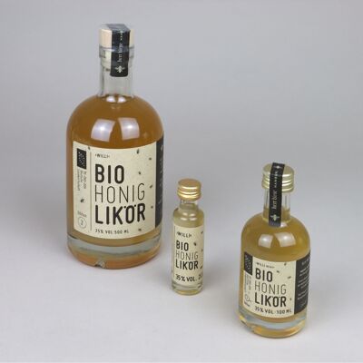 Organic honey liqueur WILLI 500 ml