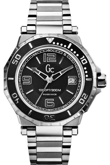 Montre à quartz analogique Gc pour hommes X79004G2S