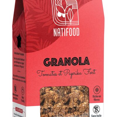 Salted Granola Tomatoes and Strong Paprika 200g BIO
