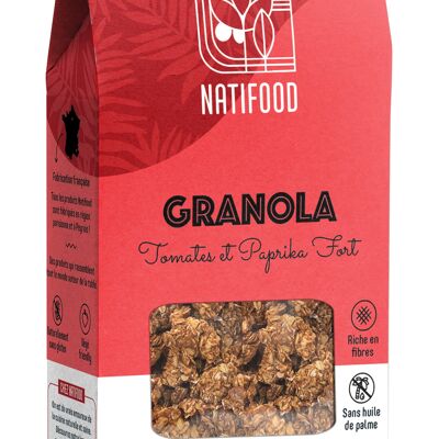 Salted Granola Tomatoes and Strong Paprika 200g BIO