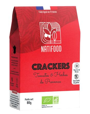 Crackers Tomates & Herbes de Provence 80g BIO 2