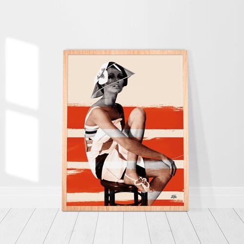 Lady Orange - Affiche 30x40 cm