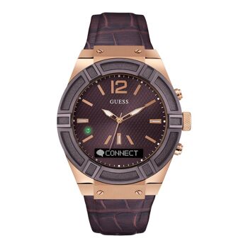 Montre à quartz analogique Guess pour hommes C0001G2