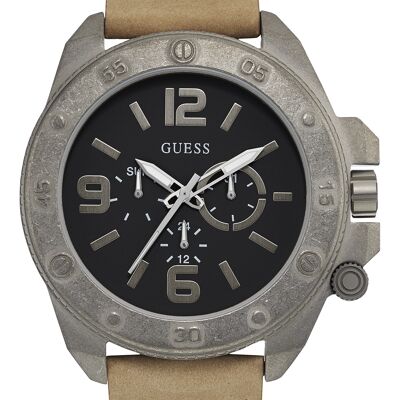 Orologio analogico al quarzo da uomo Guess W0659G4