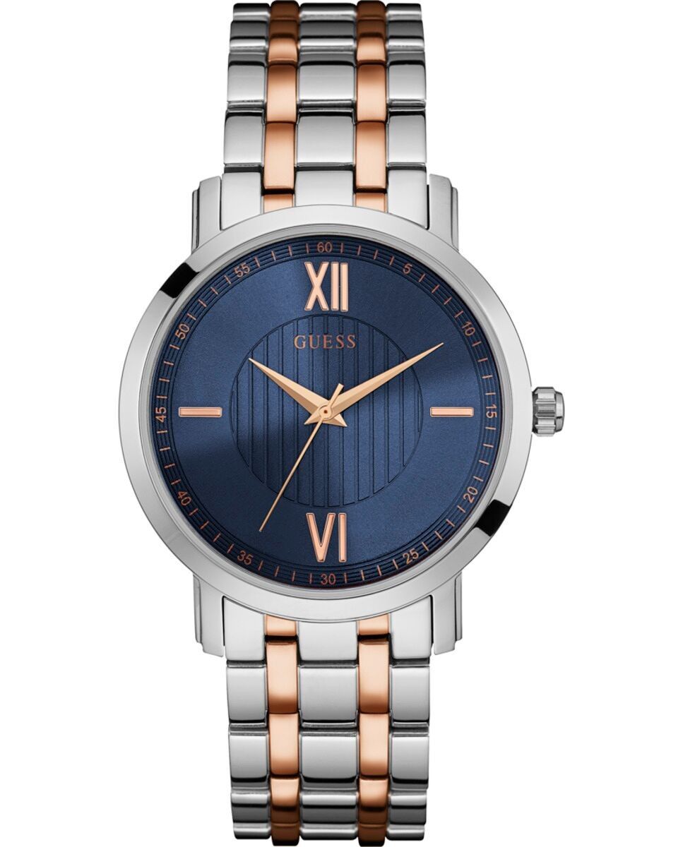 Orologio in Pelle da Uomo Guess Montana W1100G2