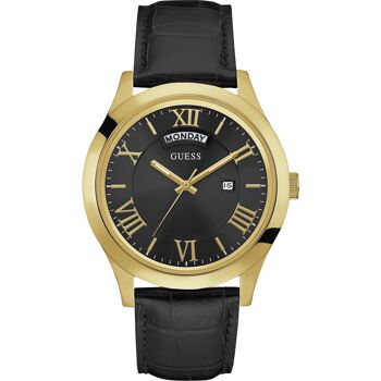 Montre à quartz analogique Guess pour hommes W0792G4