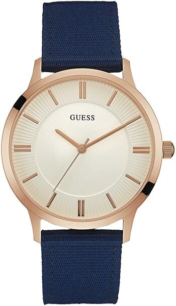 Montre à quartz analogique Guess pour hommes W0795G1