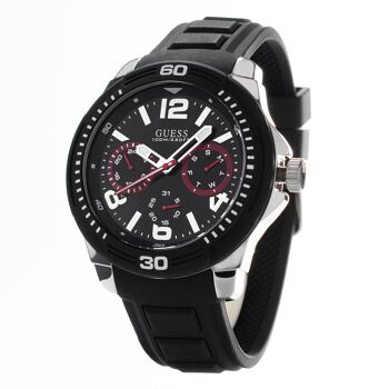 Montre à quartz analogique Guess pour hommes W0967G1 1