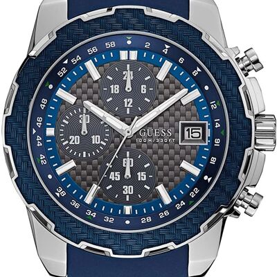 Montre à quartz analogique Guess pour hommes W1047G2