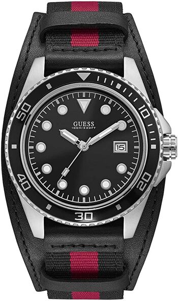 Montre à quartz analogique Guess pour hommes W1051G1