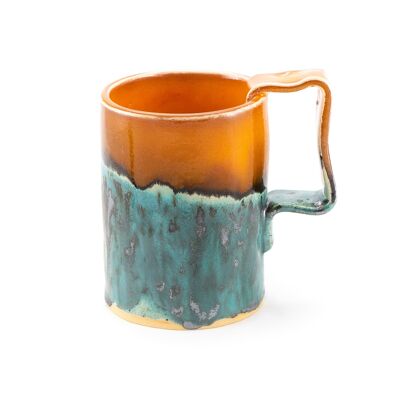 Ceramic Mug Angel of Colours Tiffany/Orange