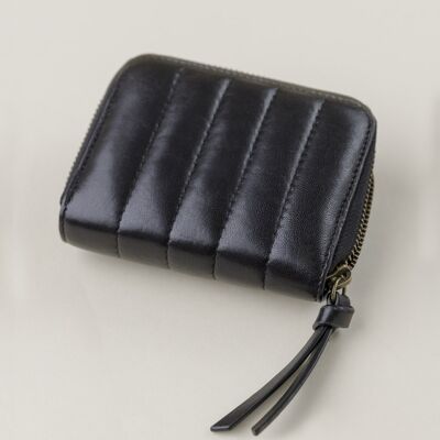 Kiera Leather wallet Black