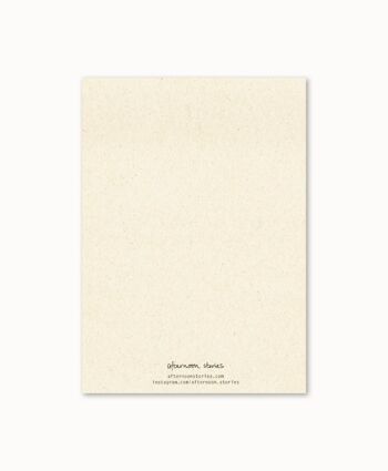 Carte durable + enveloppe | Rameau d'olivier | noyer 2