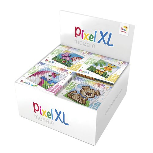 DIY Pixelhobby | Display Box Pixel XL Flexible Baseplate DIY sets (24 pieces)