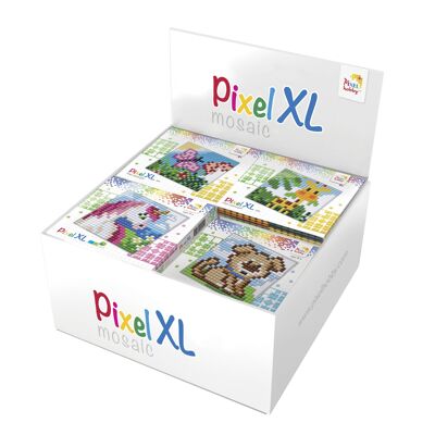 DIY Pixelhobby | Display Box Pixel XL Juegos de bricolaje con placa base flexible (24 piezas)