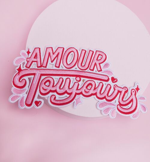 Patch thermocollant Amour Toujours XL