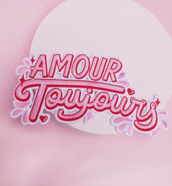 Patch thermocollant Amour Toujours XL 1