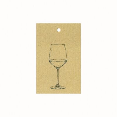 Copa de vino tarjeta regalo sostenible