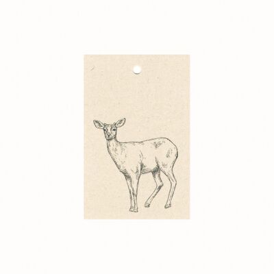 Sustainable gift card animal deer