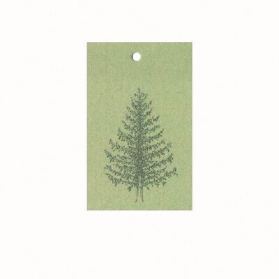 Sustainable gift card fir tree