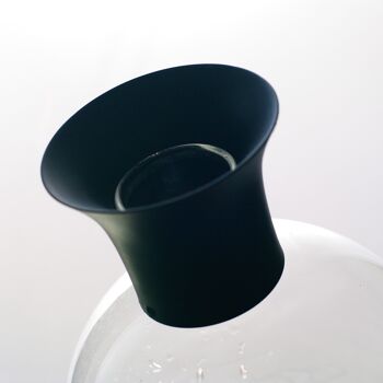 Carafe Aérateur à vin Sphèrique (1000mL). NOIR 3