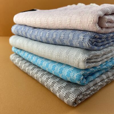 Serviette Elegance - Lot de 5 serviettes turques