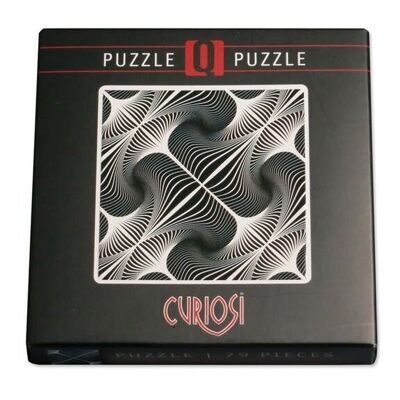 Puzzle Q "Shimmer 1", rompecabezas de bolsillo Curiosi con 79 piezas únicas