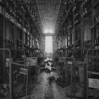 Power warehouse - Canvas, 100 cm x 70 cm