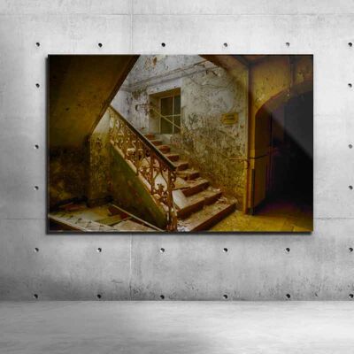 Bathing downstairs - Poster, 100 cm x 70 cm