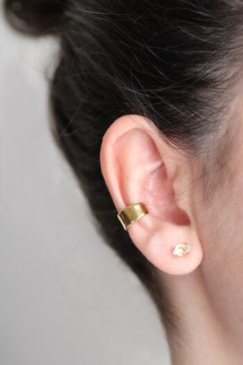 Boucle d'oreille - Argent Plaqué Or 2