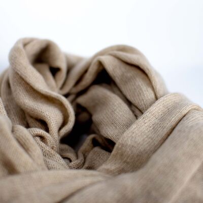 Bufanda eco-cashmere beige