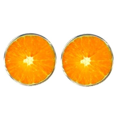 Boutons de manchette Orange Fruit - Orange