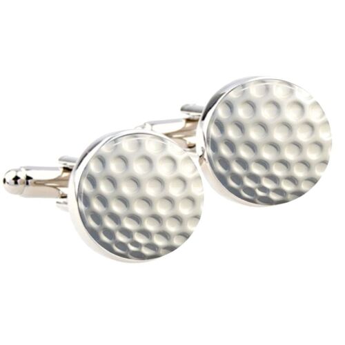 Golf Ball Cufflinks - White