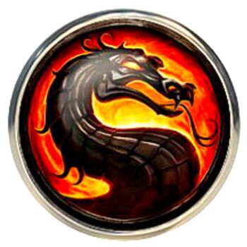 Boutons de Manchette Dragon - Noir.Or.Rouge 4