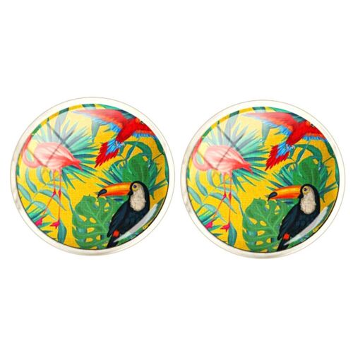 Pelican, Toucan and Tropical Bird Cufflinks