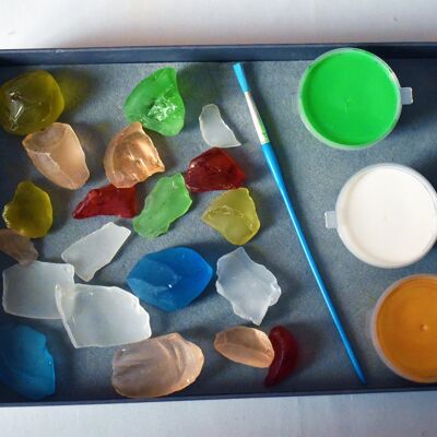 Sea Glass Crafts Kit, luxury nlanlaVictory box