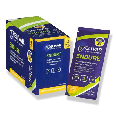 Endure - 4:1 Sustained Energy & Protein Sports Drink - Sachets - Orange & Mango