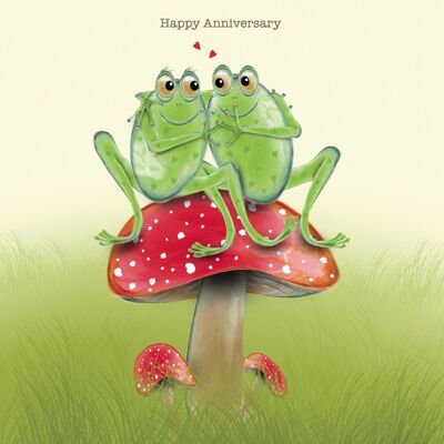 Frog Snog Buon Anniversario
