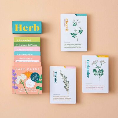 Herb Care Cards Boxed Gift Set
