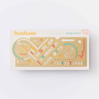 Bauhaus - Pochoir de conception de dessin 3